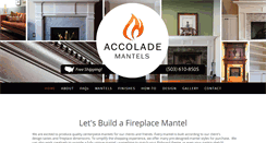 Desktop Screenshot of customfiremantels.com